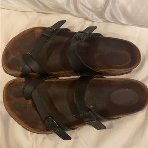 Black Birkenstock Sandals- 39